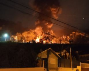 Fogo, bomba e dinheiro espalhado no chão: Criciúma tem noite de ataque criminoso