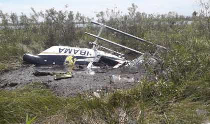 Helicóptero do Ibama cai em combate a fogo no Pantanal; bombeiro militar morre