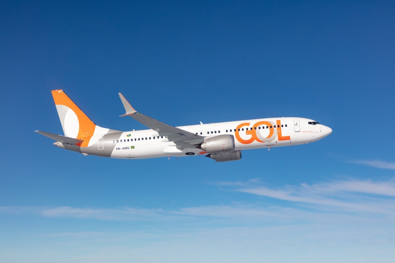 Avião Boeing 737 Max da Gol 