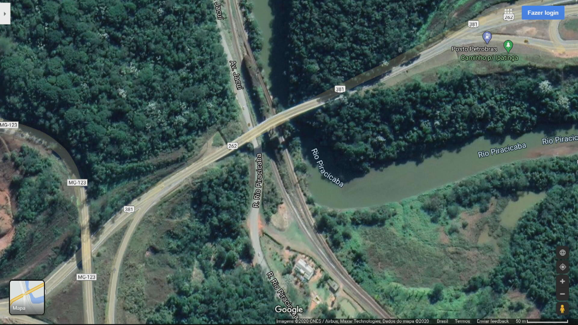 Acidente aconteceu próximo à cidade de João Monlevade (110 km de Belo Horizonte)