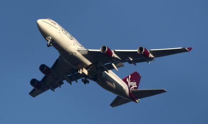 Virgin; Avião; Boeing 747