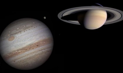 Júpiter e Saturno