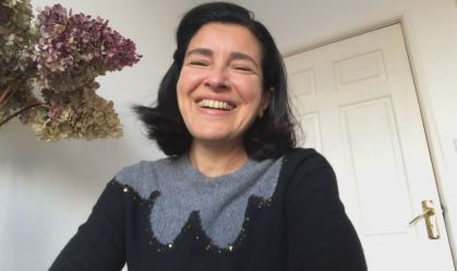 Lucia Possas vai tomar a vacina contra a Covid-19 no Reino Unido (08.dez.2020)