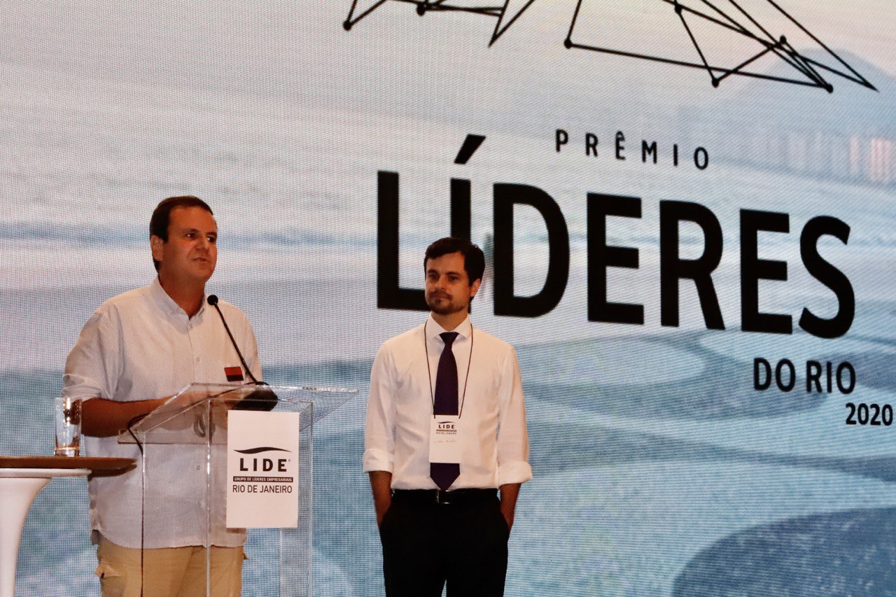 Eduardo Paes e Chicão Bulhões