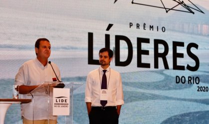 Eduardo Paes e Chicão Bulhões