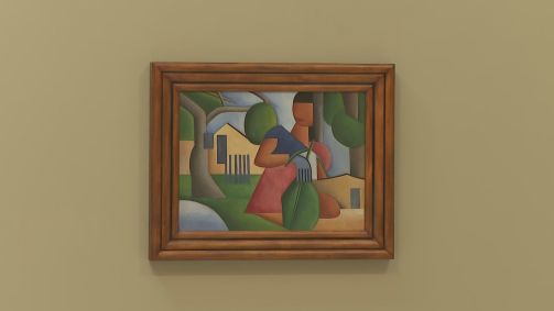 Quadro &quot;A Caipirinha&quot; de Tarsila do Amaral (08.nov.2020)