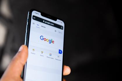 Página de busca no Google