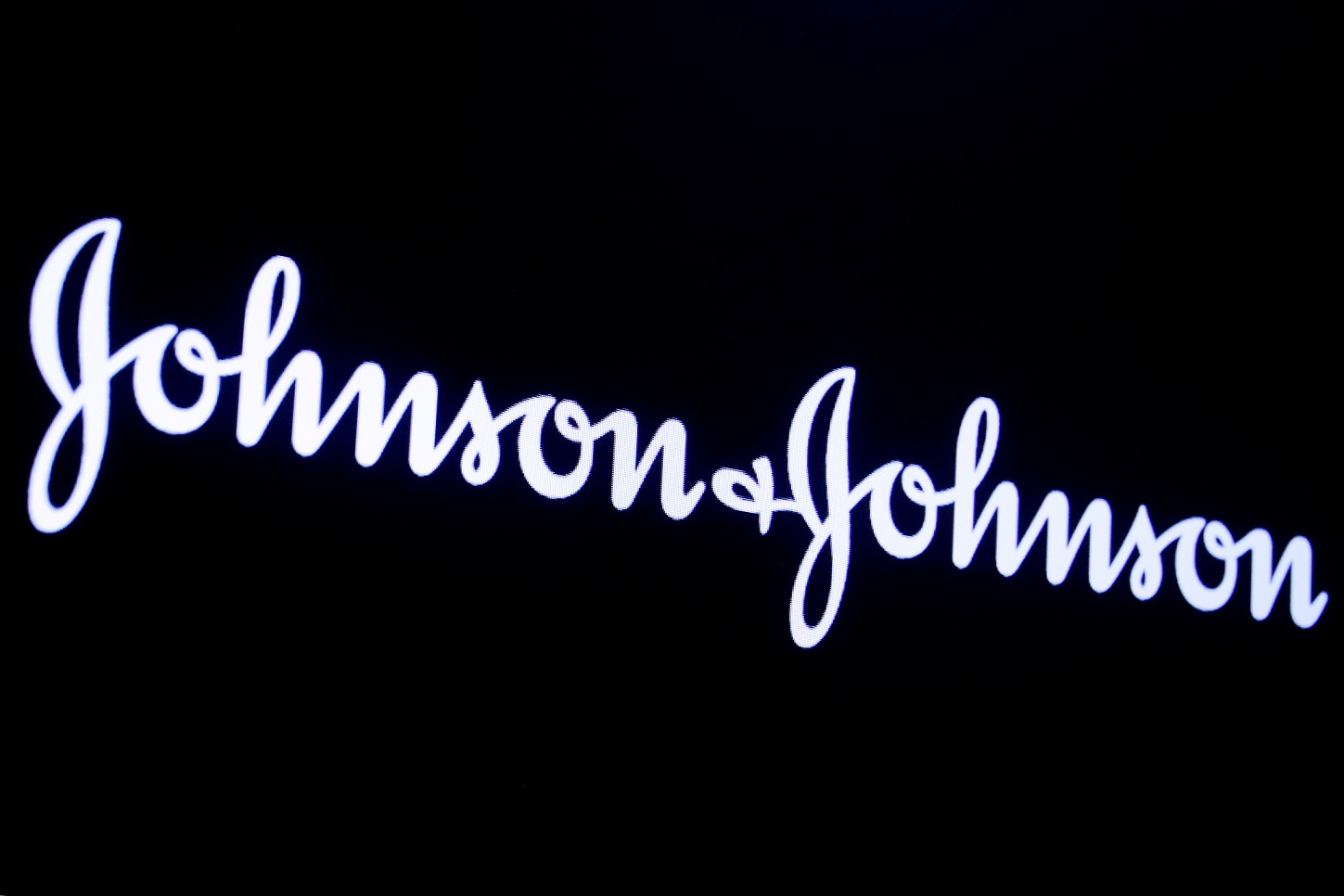 Logo da Johnson &amp; Johnson na Bolsa de Valores de Nova York