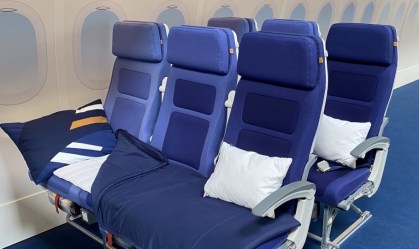 Lufthansa testa assento 'leito' na econômica em voos entre São Paulo e Frankfurt
