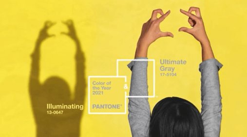 A Pantone escolheu o Illuminating e o Ultimate Gray como as cores de 2021