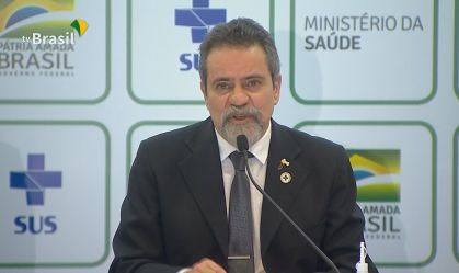 Elcio Franco, secretário-executivo do Ministério da Saúde (10.dec.2020)