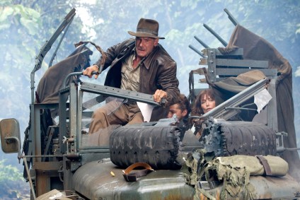 Harrison Ford em Indiana Jones e o Reino da Caveira de Cristal