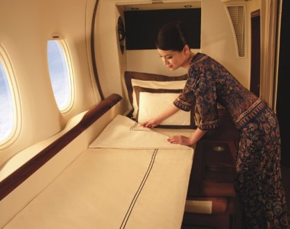 Primeira classe da Singapore Airlines