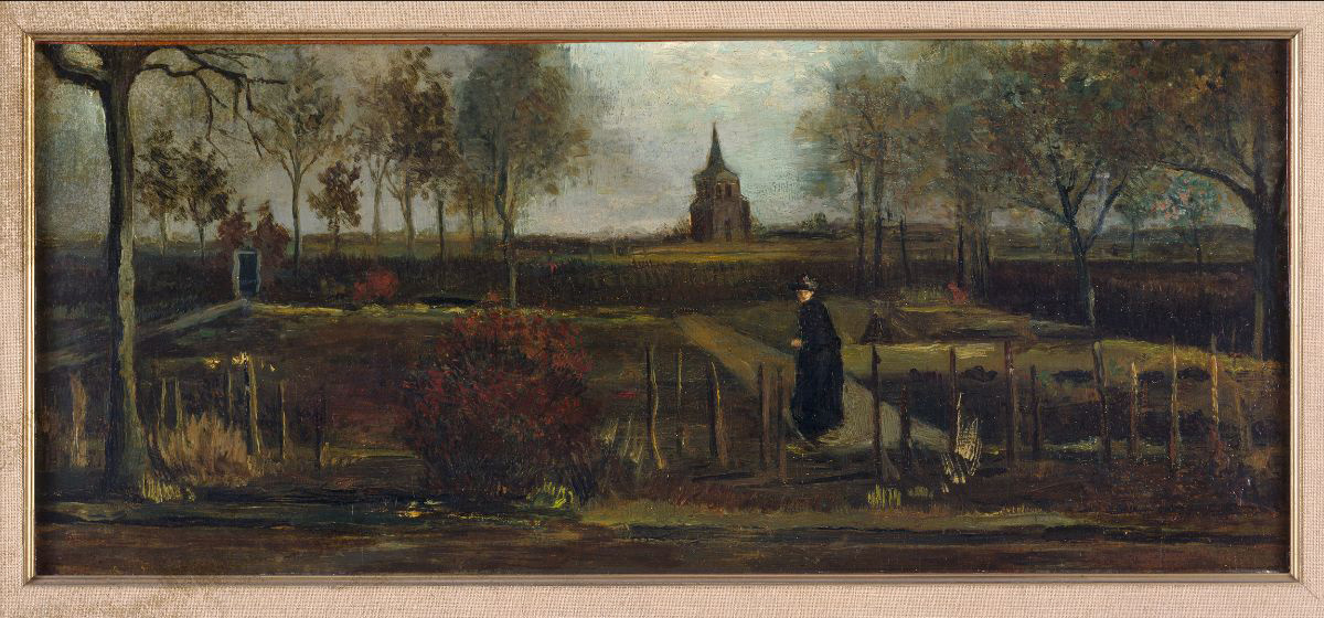 O quadro Jardim de Primavera, do pintor Vincent Van Gogh