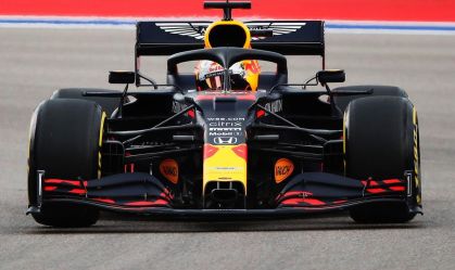Carro do holandês Max Verstappen, da Red Bull Racing