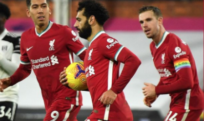 Salah salva o Liverpool em empate contra o Fulham, mas perde topo da tabela