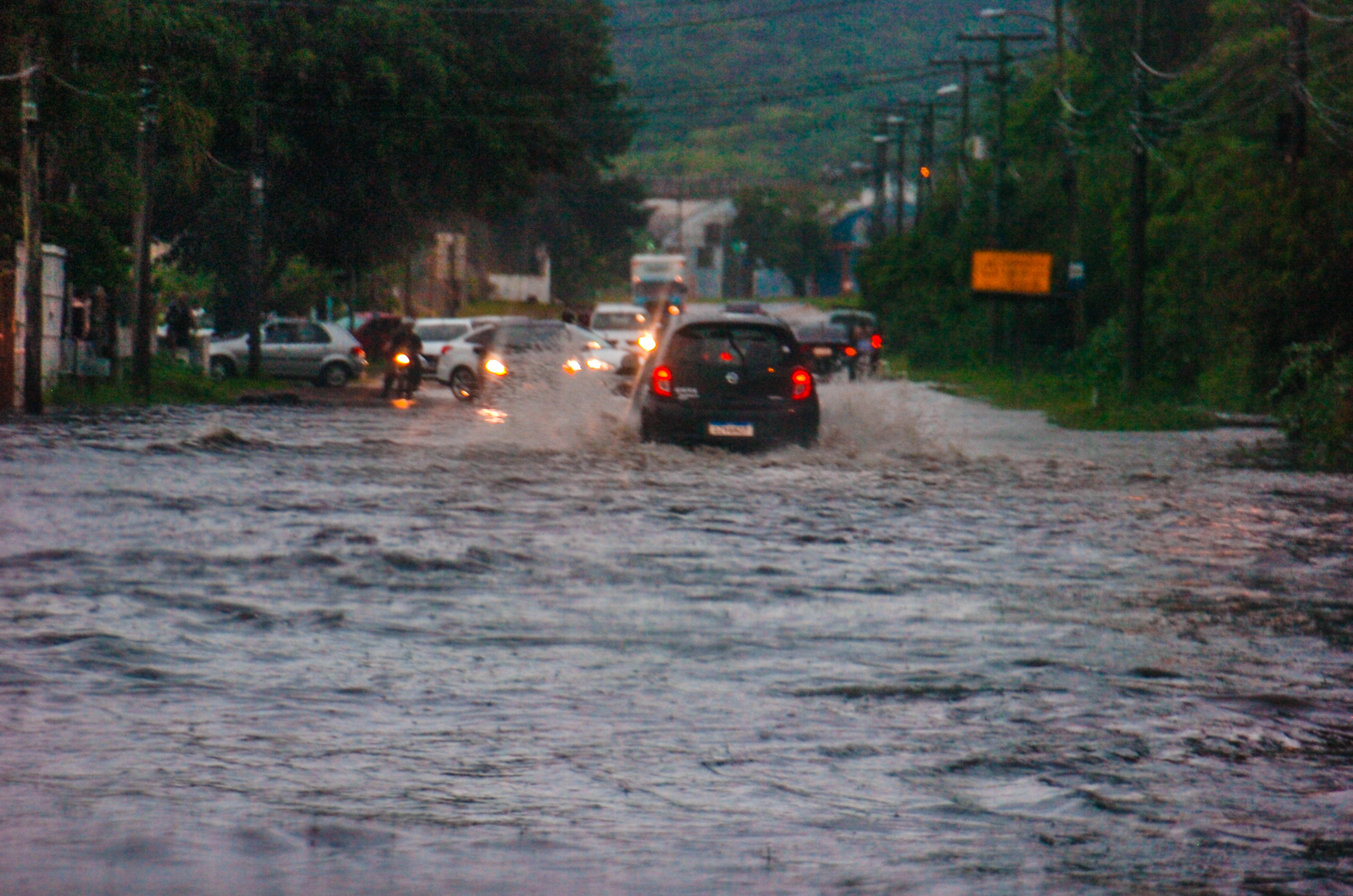 Alagamento em Porto Alegre, no Rio Grande do Sul