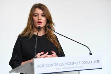 A ministra francesa da Igualdade de Gêneros, Marlene Schiappa