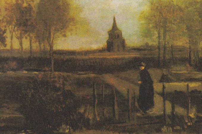 O quadro "O Jardim da Primavera", de Vincent van Gogh 