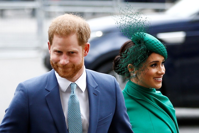 Príncipe Harry e Meghan Markle durante compromisso oficial na Abadia de Westminster / Foto: Henry Nicholls - 09.mar.2020/ Reuters