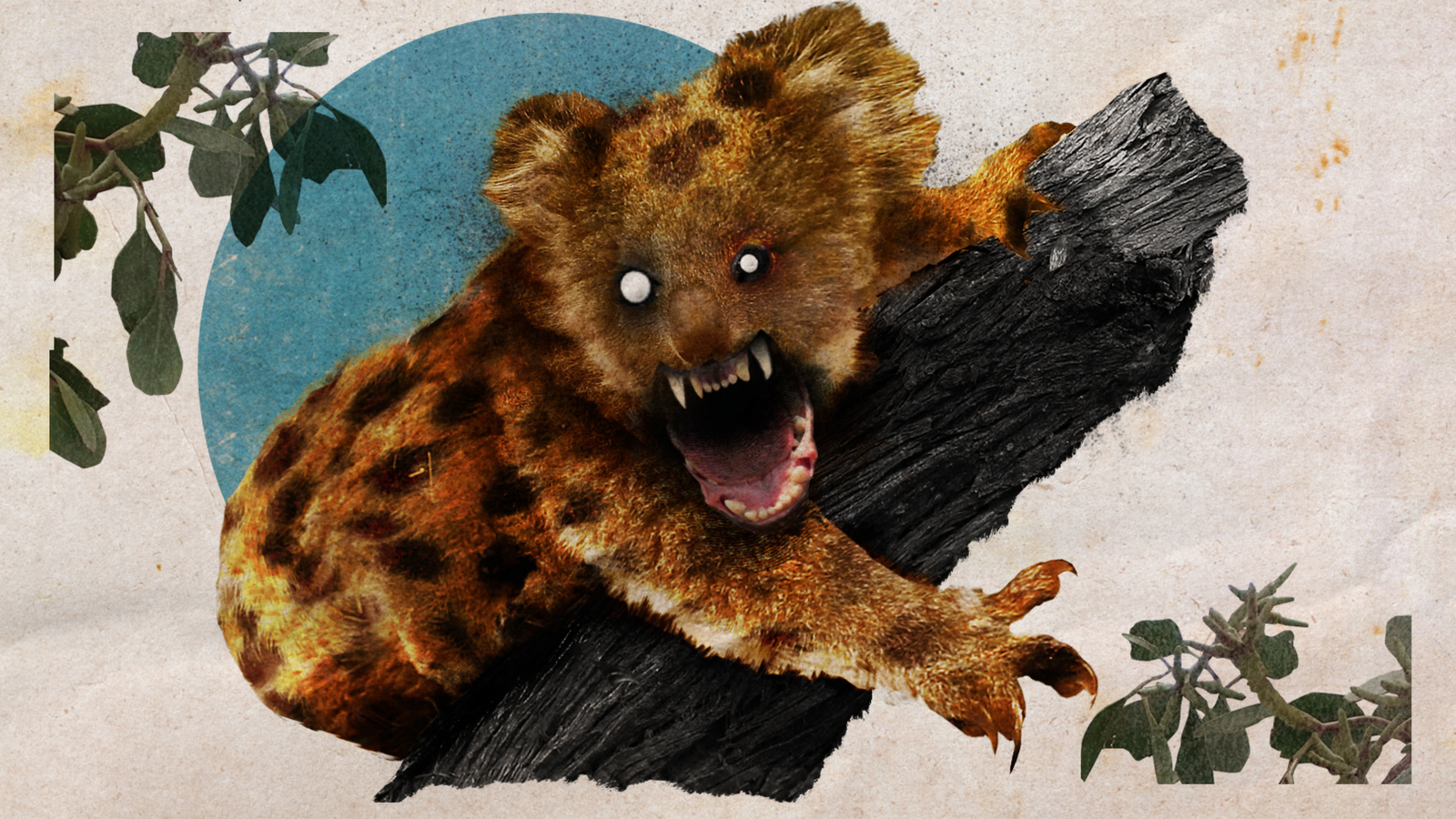 O "urso caído", criatura mítica da Austrália