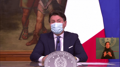 Premiê da Itália, Giuseppe Conte, pediu responsabilidade aos italianos
