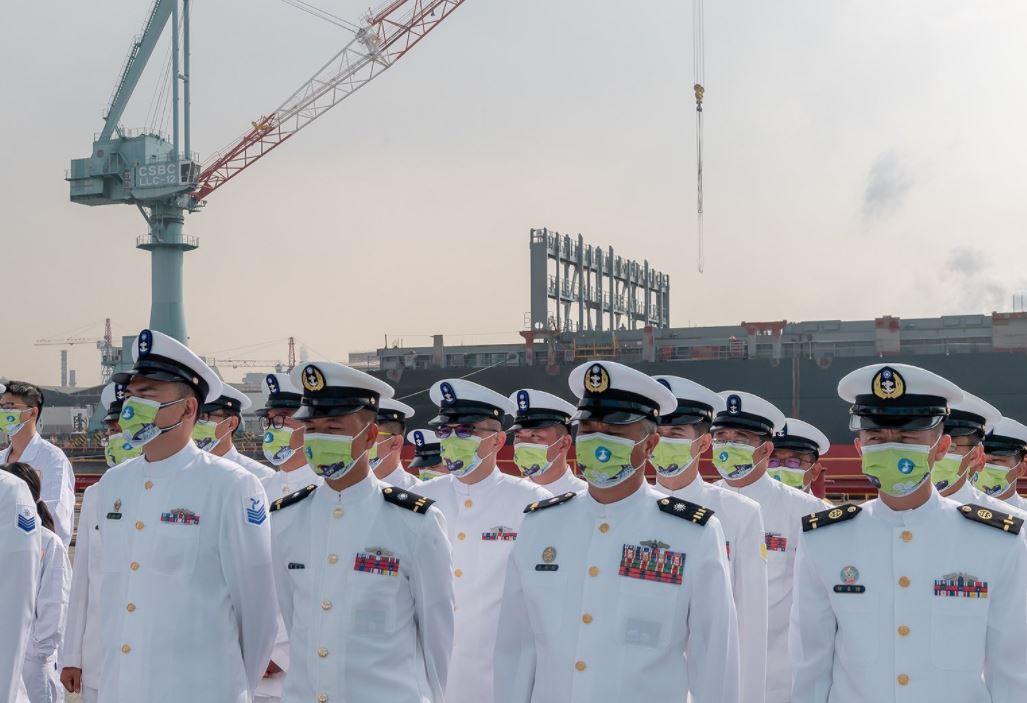 Lançamento do programa de submarinos de Taiwan, em novembro