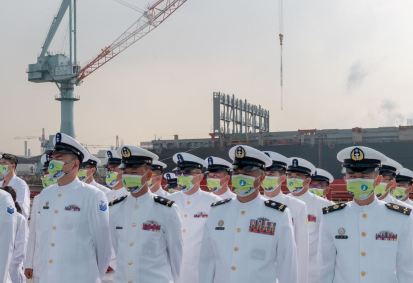 Lançamento do programa de submarinos de Taiwan, em novembro