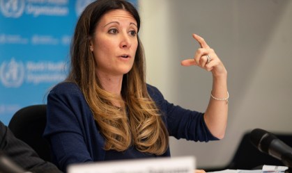 Maria Van Kerkhove, líder técnica da OMS para Covid-19