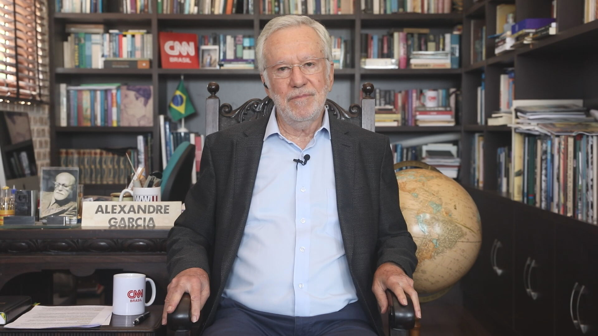 Alexandre Garcia no quadro Liberdade de Opinião