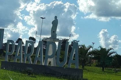 Entrada da cidade de Parapuã (SP)