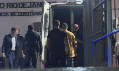 Marcelo Crivella no presídio de Benfica, na Zona Norte do Rio (22.dez.2020)