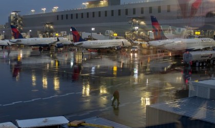 Vista do aeroporto de La Guardia, em Nova York
