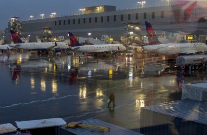 Vista do aeroporto de La Guardia, em Nova York