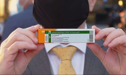 Novo carregamento da Coronavac chega ao Aeroporto de Viracopos, em Campinas (SP)