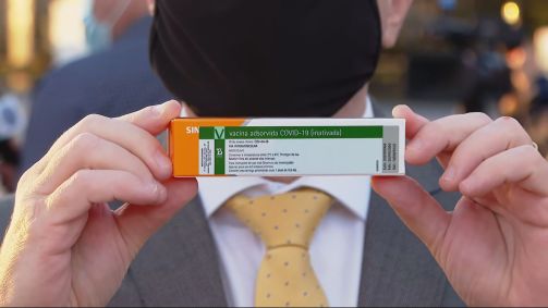 Novo carregamento da Coronavac chega ao Aeroporto de Viracopos, em Campinas (SP)