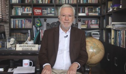 Alexandre Garcia no quadro Liberdade de Opinião