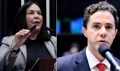 Senadora Rose de Freitas e senador Veneziano Vital do Rêgo 