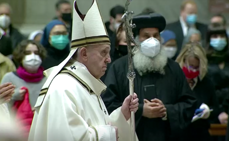 Papa Francisco na Missa do Galo 