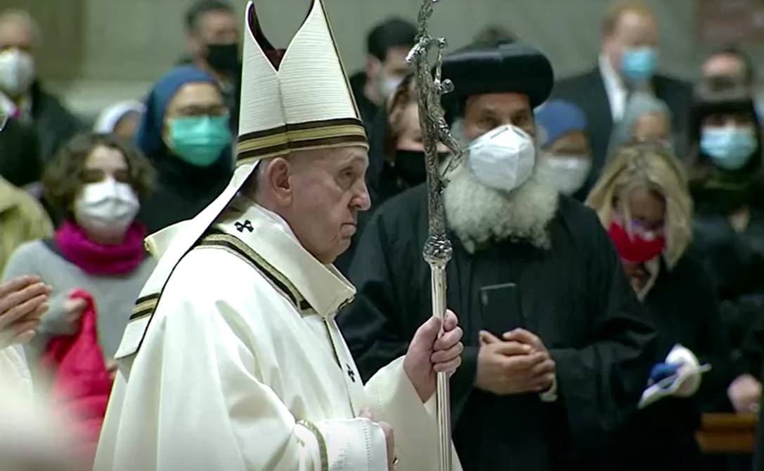 Papa Francisco na Missa do Galo 