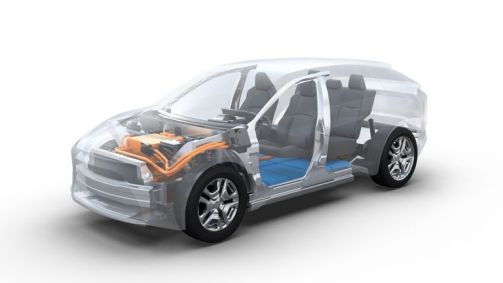 Modelo de carro elétrico da fabricante japonesa Toyota