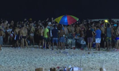 Equipe da CNN flagra aglomeração em praia no Rio de Janeiro