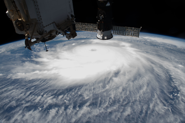 Uma das fotos tiradas pelos astronautas