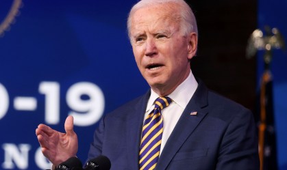 O presidente eleito dos EUA, Joe Biden