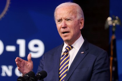 O presidente eleito dos EUA, Joe Biden