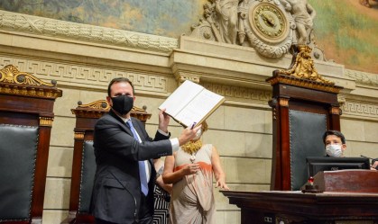 Eduardo Paes cumpre primeiro dia de trabalho como prefeito do Rio de Janeiro