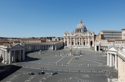 Praça de São Pedro, no Vaticano