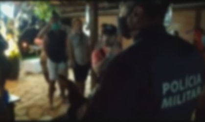 Polícia Militar fecha festa de 300 pessoas em Brasília (03 jan 2021)