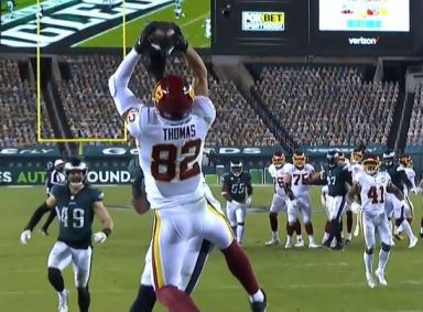 Washington se classificou para os playoffs após vencer o Philadelphia Eagles