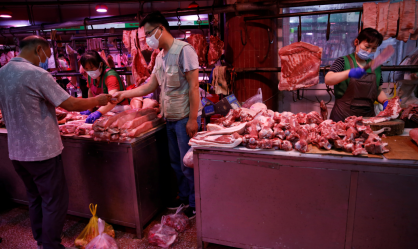 Produção de carne suína da China sobe 32% no 1º tri, maior volume em 2 anos